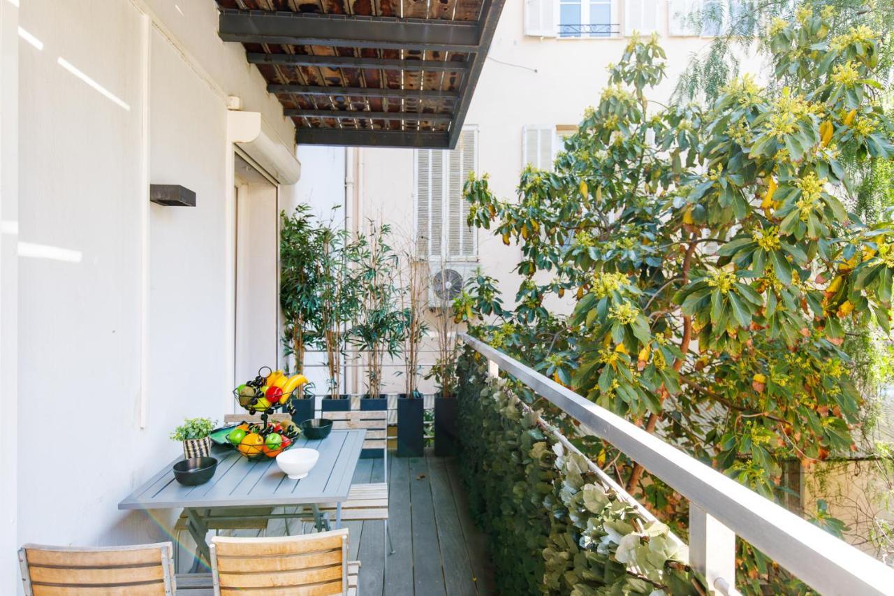 Le Cocon Des Artistes - Coeur De Cannes - Spacieux - Terrasse - Clim Eksteriør bilde